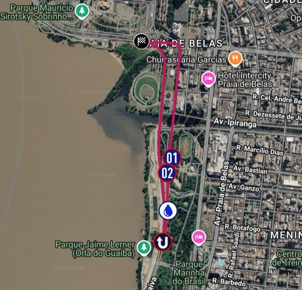 Percurso 3km
