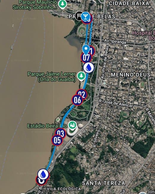 Percursos 8km e 16km